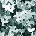 Seamless digital snow tundra spot camo texture for army or hunting textile print