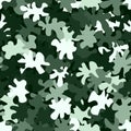 Seamless digital tundra spot camo texture vector for army textile print