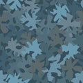 Seamless digital urban police camo texture for army or hunting textile print