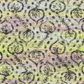 Seamless distressed mottled tie dye floral texture background.Distressed boho blur washed pattern. Blotched aged lime