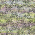 Seamless distressed mottled tie dye woven texture background.Distressed boho blur washed pattern. Blotched aged lime