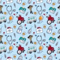 Seamless doctor pattern