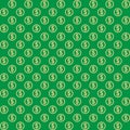 Seamless dollar pattern Royalty Free Stock Photo
