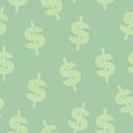 Seamless dollar signs on background