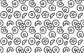 Seamless donuts pattern