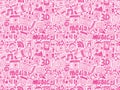 Seamless doodle media pattern