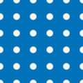Seamless dots circle white wallpaper pattern, vector illustration Royalty Free Stock Photo