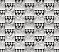 Seamless dots geometric pattern Royalty Free Stock Photo