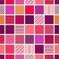 Seamless dots square tiles background Royalty Free Stock Photo