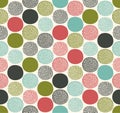 Seamless dots texture geometric pattern Royalty Free Stock Photo