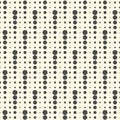 Seamless Dots Wallpaper. Minimal Circle Graphic Design Royalty Free Stock Photo