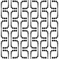 Seamless dotted geometric pattern