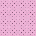 Seamless retro gray pink polka dot background pattern vector illustration Royalty Free Stock Photo
