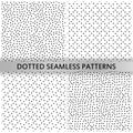 Seamless dotted patterns