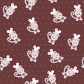 Seamless dotted wallpaper