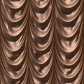 Seamless drapery chocolate pattern Royalty Free Stock Photo