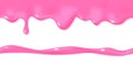 Seamless dripping melted pink icing