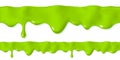 Seamless dripping oozing slime Royalty Free Stock Photo