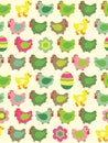 Seamless easter background Royalty Free Stock Photo