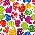 Seamless Easter egg pattern