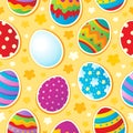 Seamless Easter topic background Royalty Free Stock Photo