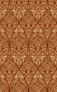 Seamless eastern floral pattern