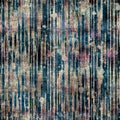 Seamless elegant mixed media pattern in navy, blue, pink, and cream