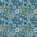 Seamless elegant paisley pattern