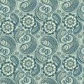 Seamless elegant paisley pattern