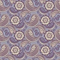 Seamless elegant paisley pattern