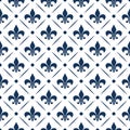 Fleur De Lis seamless pattern