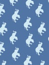 Seamless elephant pattern