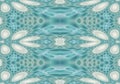 Seamless ellipses and diamond pattern turquoise white gray