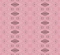 Seamless ellipses pattern pink brown black Royalty Free Stock Photo