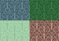 Seamless Elven Pattern Royalty Free Stock Photo