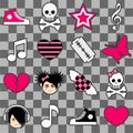 Seamless emo pattern