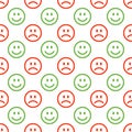 Seamless emoji pattern