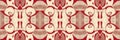 Seamless ethnic background. Geometric aztec pattern.