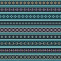 Seamless ethnic geometric pattern Royalty Free Stock Photo