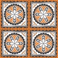 Seamless ethnic pattern. Decorative ornament for fabric, textile