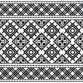 seamless ethnic pattern design.ethnic oriental ikat pattern traditional Design. Royalty Free Stock Photo