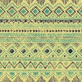 Seamless ethnic pattern. Tribal ornament. Striped geometric back