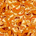 Seamless etno pattern. Royalty Free Stock Photo