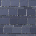 Seamless exture of navy blue stone wall. 3d render