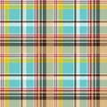 Seamless fabric texture plaid blue madras