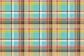 Seamless fabric texture plaid blue madras