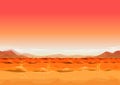 Seamless Far West Desert Landscape For Ui Game Royalty Free Stock Photo