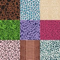 Seamless fashion animal skin textile print