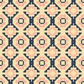 Seamless fashion geometric pattern of polygonal shapes