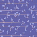 Seamless feedsack pattern in small flowers. Print for textile, fabric, covers, wallpapers, print, gift wrap, decoupage, Royalty Free Stock Photo